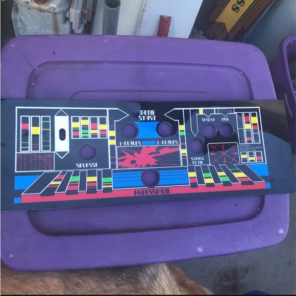 Original 1981 Plastic Williams Defender Arcade Video Game Control Panel - Picture 1 of 6